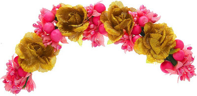 

Anuradha Art Jewellery Brooch Pin Hair Pin(Pink)