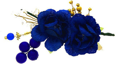

Anuradha Art Jewellery Brooch Pin Hair Pin(Blue)
