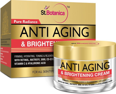 

StBotanica Pure Radiance Anti Aging & Face Brightening Cream, SPF 25 - Firming, Hydrating, Toning & Rejuvenating - 50g(50 ml)