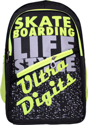 

ULTRA DIGITS Skate Boarding 30 L Backpack(Black)