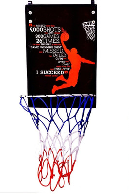 

SPORTSHOLIC Basketball Board Ring For Size 5 Basket Ball, Indoor Use, Kids Basketball Ring(5 Basketball Size With Net)