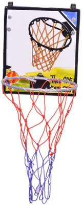 SPORTSHOLIC Kids Hangable Basketball Board Ring For Size 3 Basketball For Kids 3 To 8 years Basketball Ring(3 Basketball Size With Net)