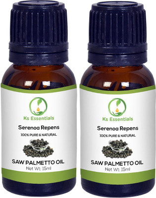 

Ks Essentials 100% Pure & Natural Saw Palmetto Oil (Sarenoa Serrulata)(15ml)Each(15 ml)