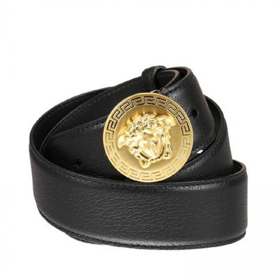 

luxury designer Men Black Genuine Leather Belt