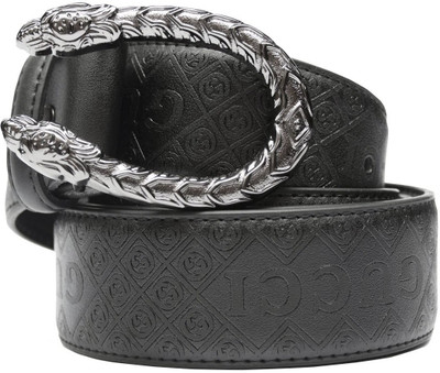 luxury designer Men Black Genuine Leather Belt