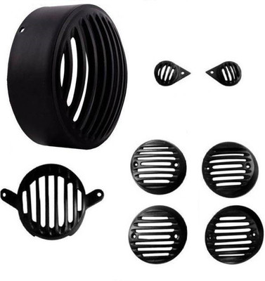 P A GRIL012 Bike Headlight Grill(Black)