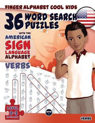 36 Word Search Puzzles - American Sign Language Alphabet - Verbs(English, Paperback, unknown)