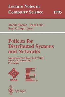 Policies for Distributed Systems and Networks(English, Paperback, unknown)
