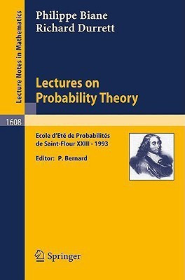 Lectures on Probability Theory(English, Paperback, Biane Philippe)