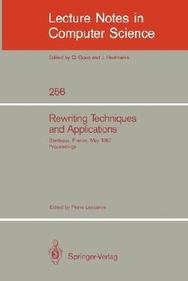 Rewriting Techniques and Applications(English, Paperback, unknown)
