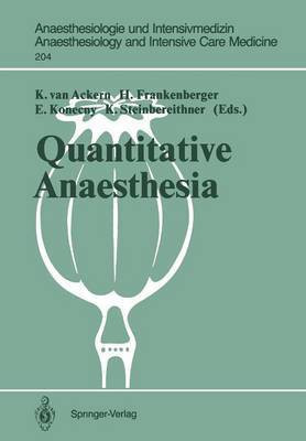 Quantitative Anaesthesia(English, Paperback, unknown)