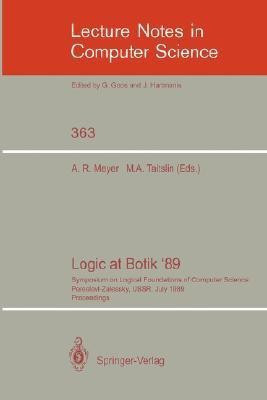 Logic at Botik '89(English, Paperback, unknown)