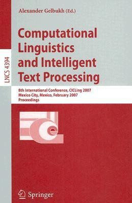 Computational Linguistics and Intelligent Text Processing(English, Paperback, unknown)