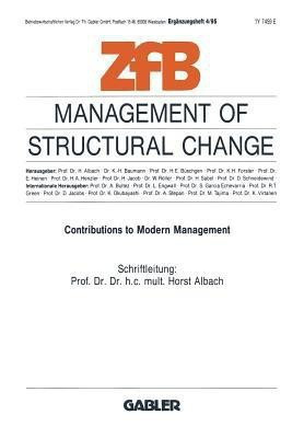 Management of Structural Change(German, Paperback, unknown)