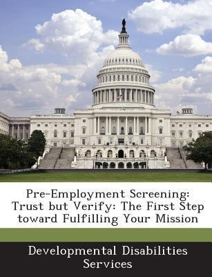 Pre-Employment Screening(English, Paperback, unknown)