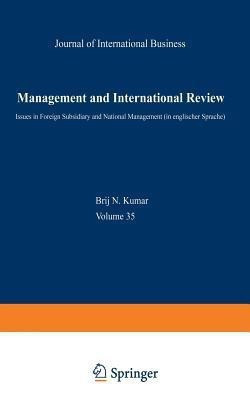 Management and International Review(English, Paperback, unknown)