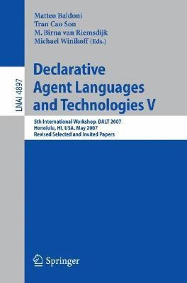 Declarative Agent Languages and Technologies V(English, Paperback, unknown)