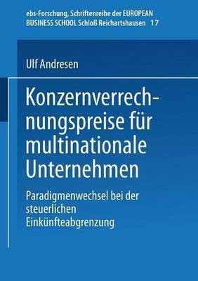 Konzernverrechnungspreise fuer multinationale Unternehmen(German, Paperback, unknown)