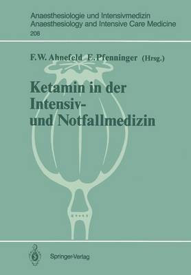 Ketamin in der Intensiv- und Notfallmedizin(German, Paperback, unknown)
