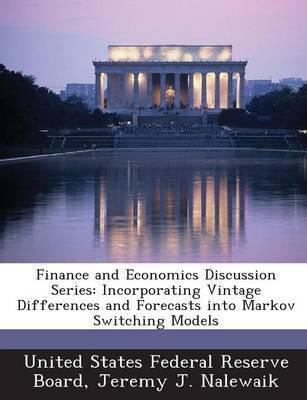Finance and Economics Discussion Series(English, Paperback, Nalewaik Jeremy J)