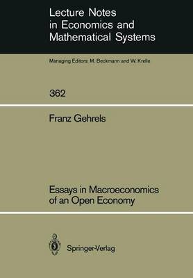 Essays in Macroeconomics of an Open Economy(English, Paperback, Gehrels Franz)