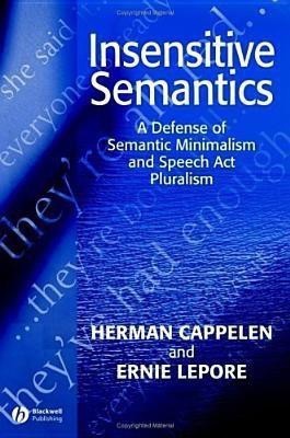 Insensitive Semantics(English, Hardcover, Cappelen Herman)