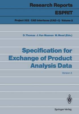 Specification for Exchange of Product Analysis Data(English, Paperback, unknown)
