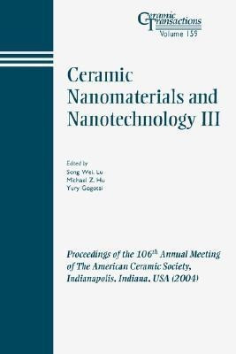 Ceramic Nanomaterials and Nanotechnology III(English, Paperback, unknown)