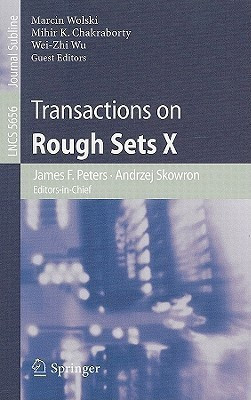 Transactions on Rough Sets X(English, Paperback, unknown)