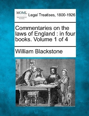 Commentaries on the laws of England(English, Paperback, Blackstone William)