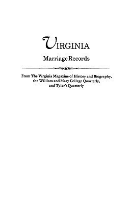 Virginia Marriage Records(English, Paperback, Virginia)