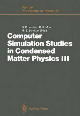 Computer Simulation Studies in Condensed Matter Physics III(English, Paperback, unknown)