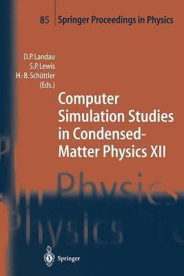 Computer Simulation Studies in Condensed-Matter Physics XII(English, Paperback, unknown)