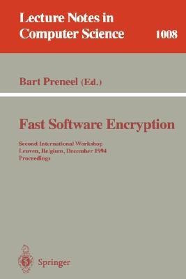 Fast Software Encryption(English, Paperback, unknown)
