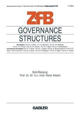 Governance Structures(German, Paperback, unknown)