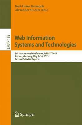 Web Information Systems and Technologies(English, Paperback, unknown)