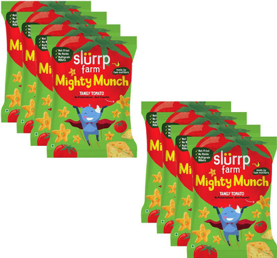 

Slurrp Farm Mighty Munch - Tangy Tomato Chips(20 g)