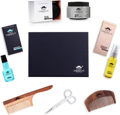 

MEN DESERVE Premium Beard Care and Hair Styling Gift Kit(Set of 6)