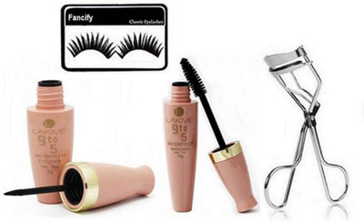 

fancify eyelashes with 9to 5 eyeliner and mascara, eyelashes culer(Set of 4)