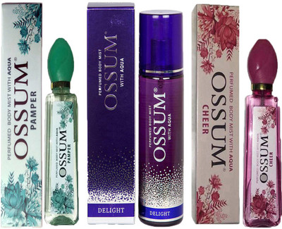 

OSSUM deodorant Body Mist - For Men & Women(115 ml, Pack of 3)