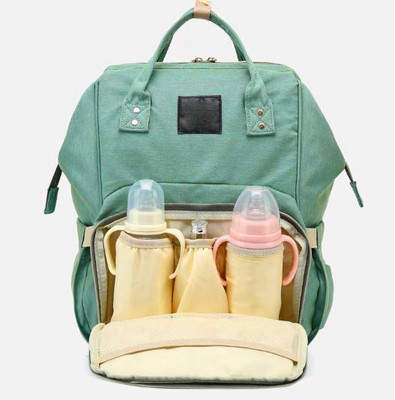 

House Of Sensation Bag Backpack -Multi-Function Waterproof Mother Bag for Travel with Baby - Large Capacity, Durable and Stylish.Large Size (20 x 18 x 40 cms)(Pack of 1) Mother Bag Multi-Function(Green)