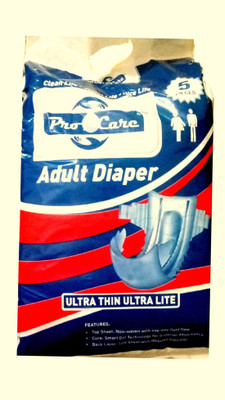 

PROCARE ADULT DIAPER 5 PCS LARGE Adult Diapers - L(5 Pieces)