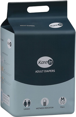 

Karein Adult Diapers Medium 10's Pack to Fit Size 76-114cm (30"- 45") Adult Diapers - M(10 Pieces)
