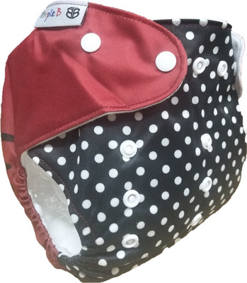 

Triple B Baby Reusable Adjustable Washable Cloth Diaper with 1 Microfiber Insert (3 - 24 Months) - Hello Kitty - L