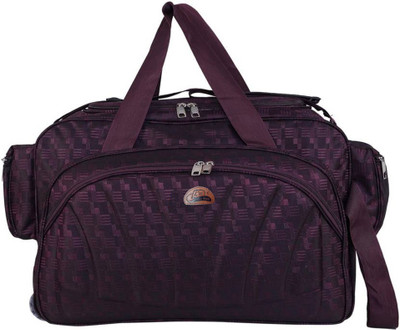 

Leatherworld (Expandable) Duffel Strolley Bag Duffel Strolley Bag(Purple)