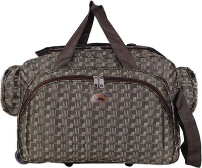 

Leatherworld (Expandable) Duffel Strolley Bag Duffel Strolley Bag(Grey)