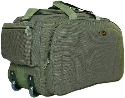 

alfisha (Expandable) Climate Proof Mountain / Hiking / Trekking / Campaign Bag / Backpack Rucksack Luggage Travel Duffel Bag Travel Duffel Bag ( M Green) Duffel Strolley Bag(Green)