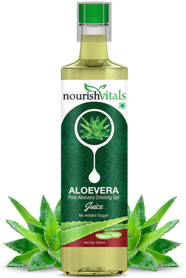 

NourishVitals Aloevera Juice - No Added Sugar Energy Drink(500 ml, Citrus Flavored)