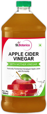 

St.Botanica With Mother Vinegar Raw , Unfiltered & Undiluted Apple Cider Vinegar(500 ml, Citrus Flavored)