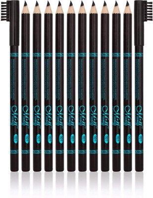 

MN Perfect Waterproof & Longlasting Eyebrow Pencil With Eyebrow Brush(black)
